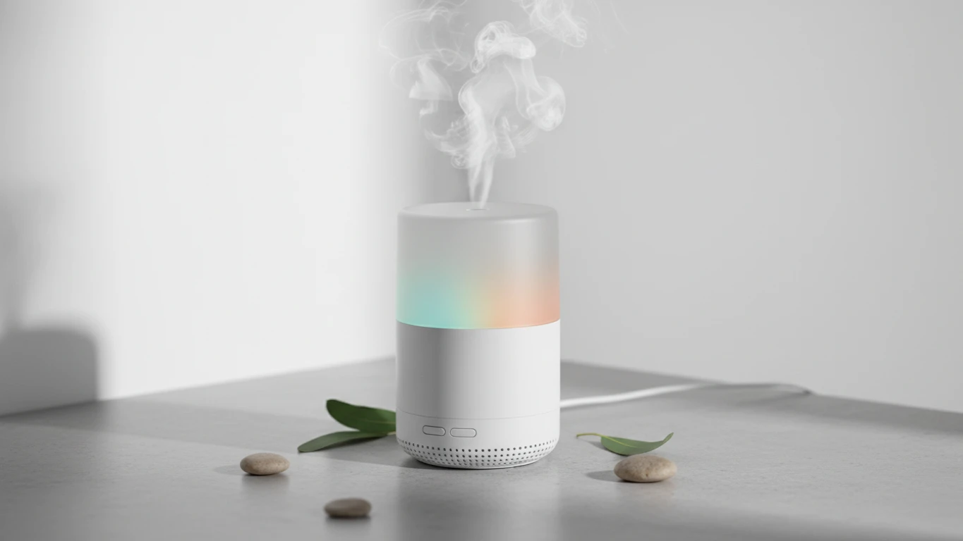 Umidificador e Difusor de Aromas Portátil