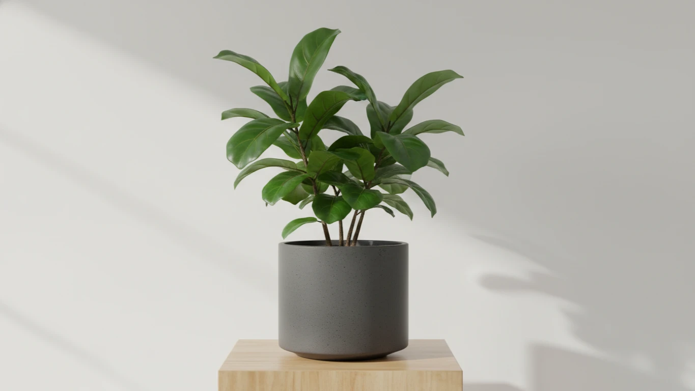 Vaso com Planta Natural Ornamental