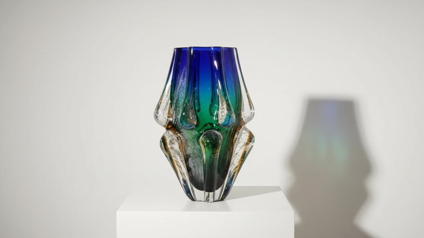 Vaso de Murano de Design Contemporâneo