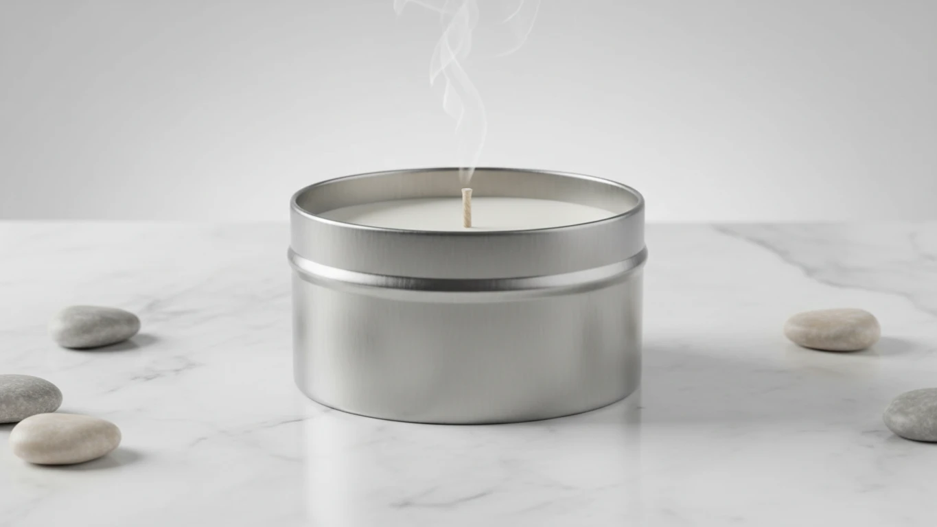 Vela Aromática em Recipiente de Alumínio