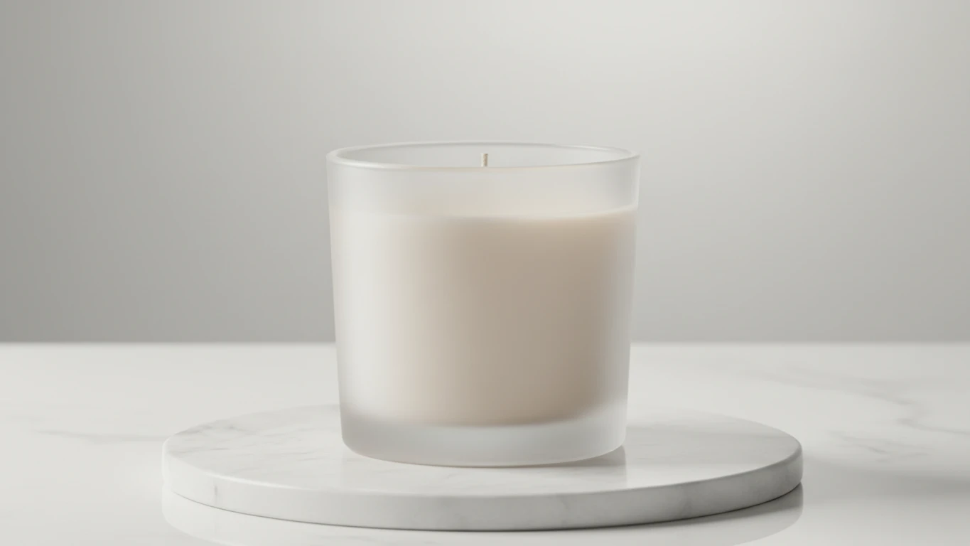 Vela Perfumada em Copo de Vidro Satinado