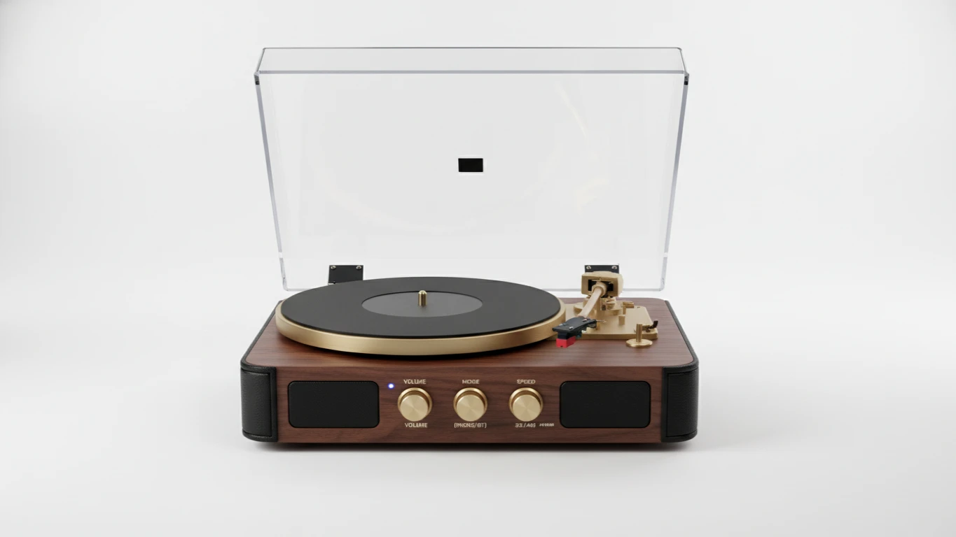 Vitrola Toca-Discos com Bluetooth