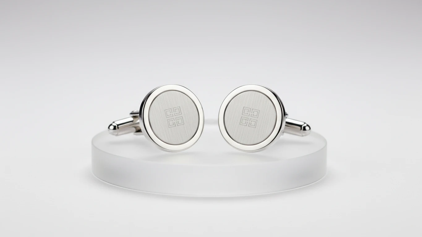 Abotoaduras de Prata Elegantes