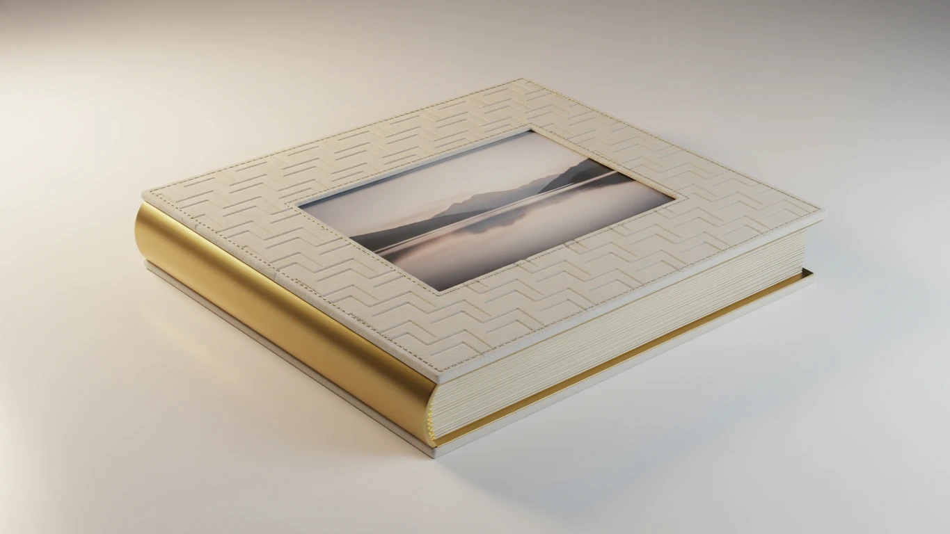 Álbum de Fotos de Luxo com Capa Personalizada