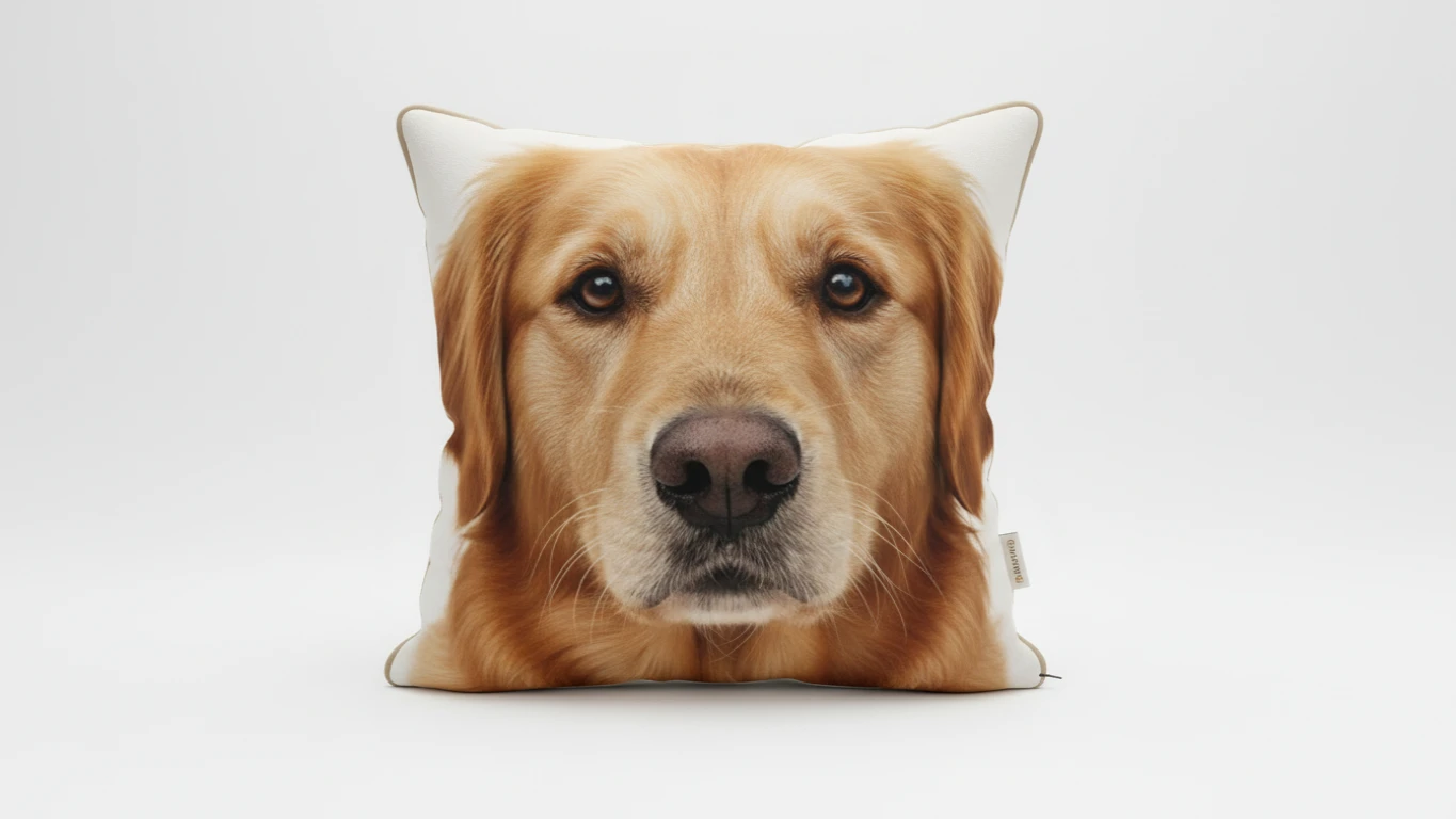 Almofada Personalizada com Rosto do Cachorro