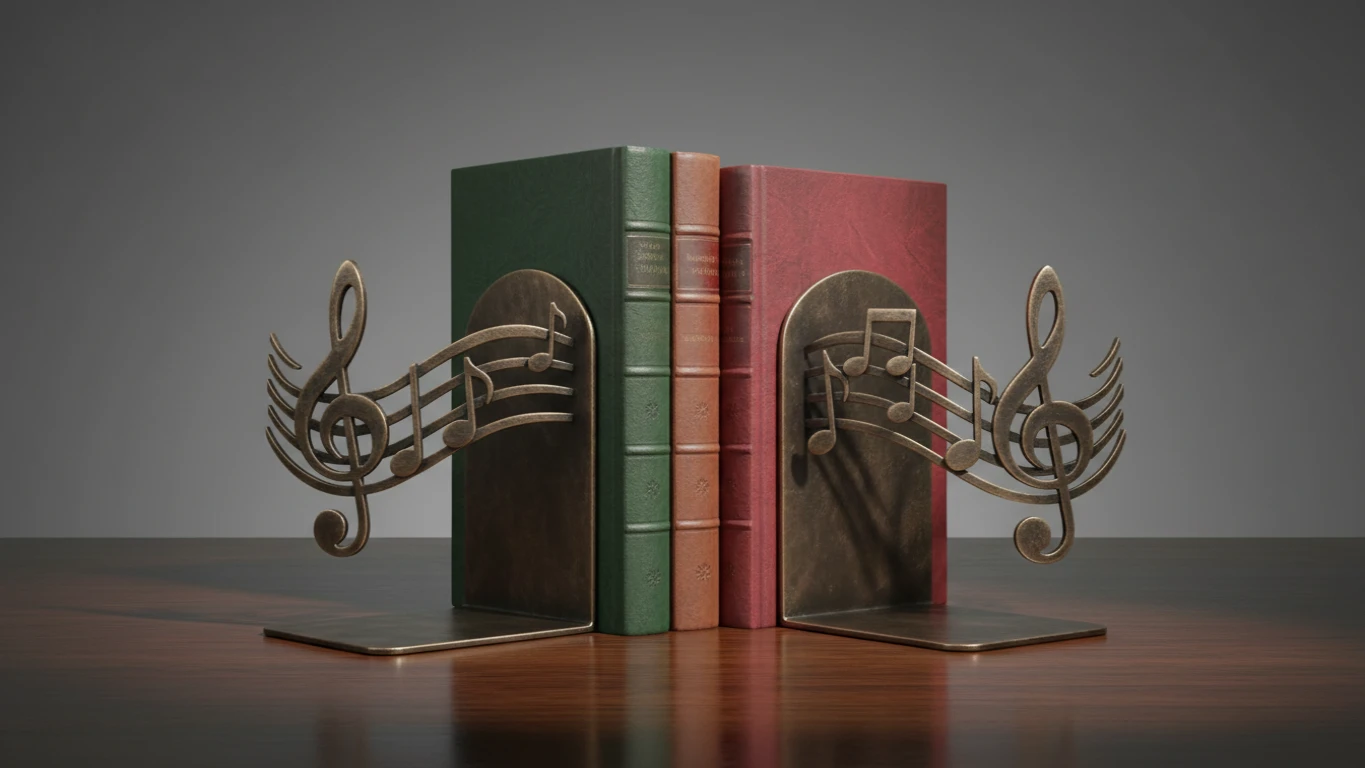 Aparador de Livros de Notas Musicais
