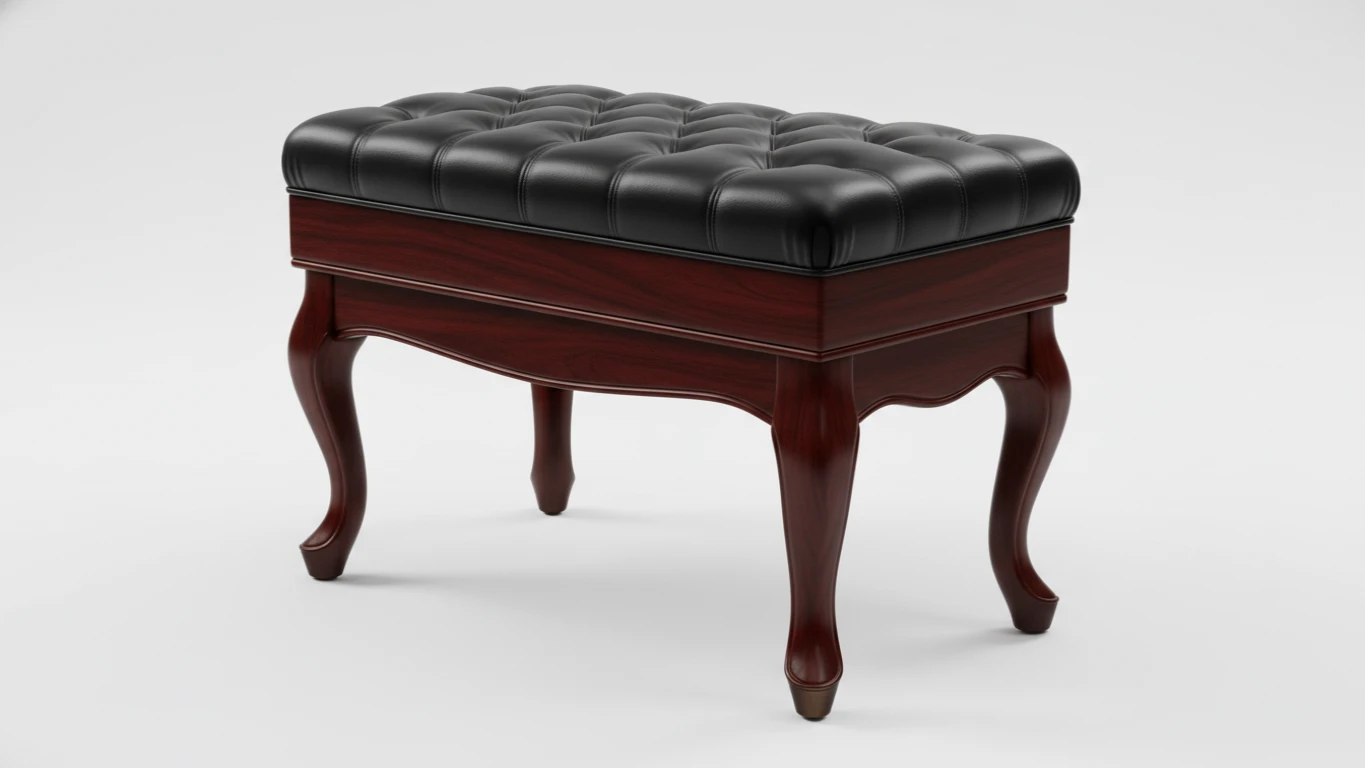 Banco de Piano Acolchoado com Baú