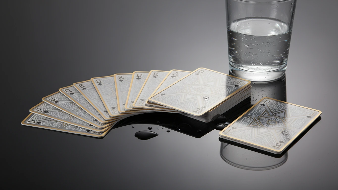 Baralho Impermeável de Plástico