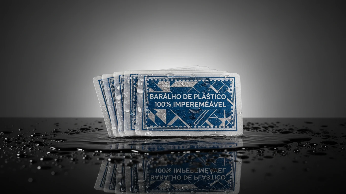 Baralho de Plástico 100% Impermeável