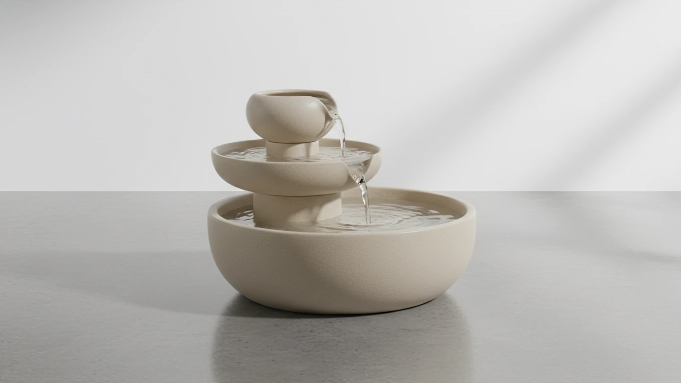 Bebedouro Fonte de Cerâmica Silenciosa