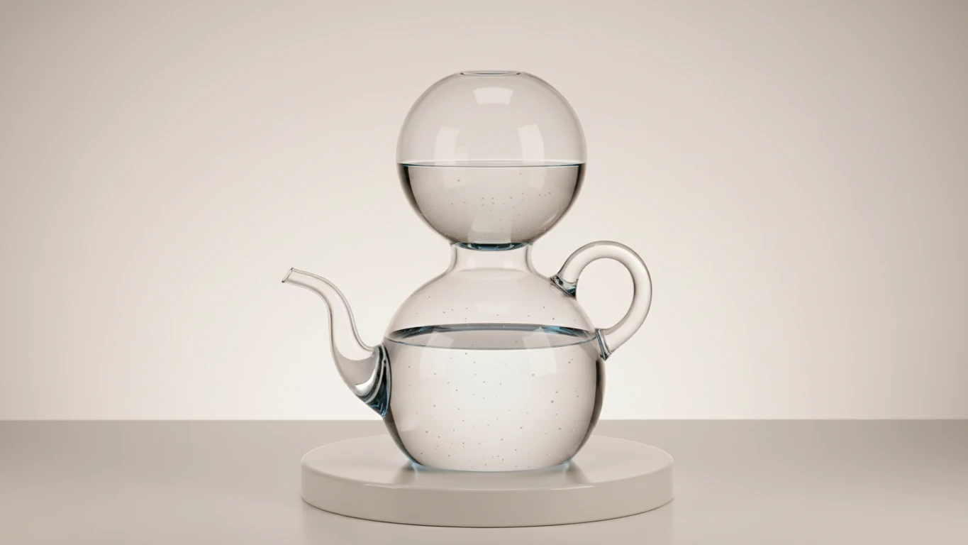 Bebedouro em Vidro Soprado Artesanal