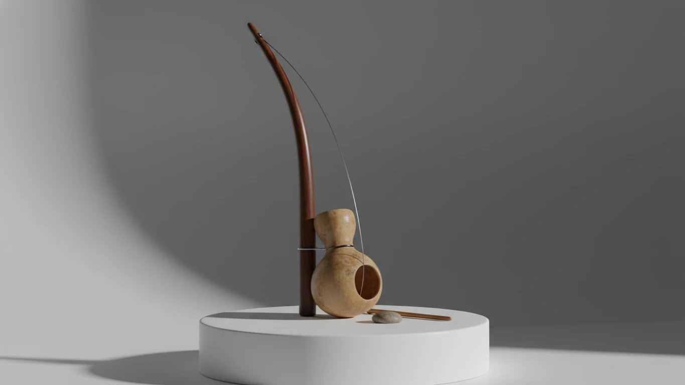 Berimbau de Decoração em Miniatura