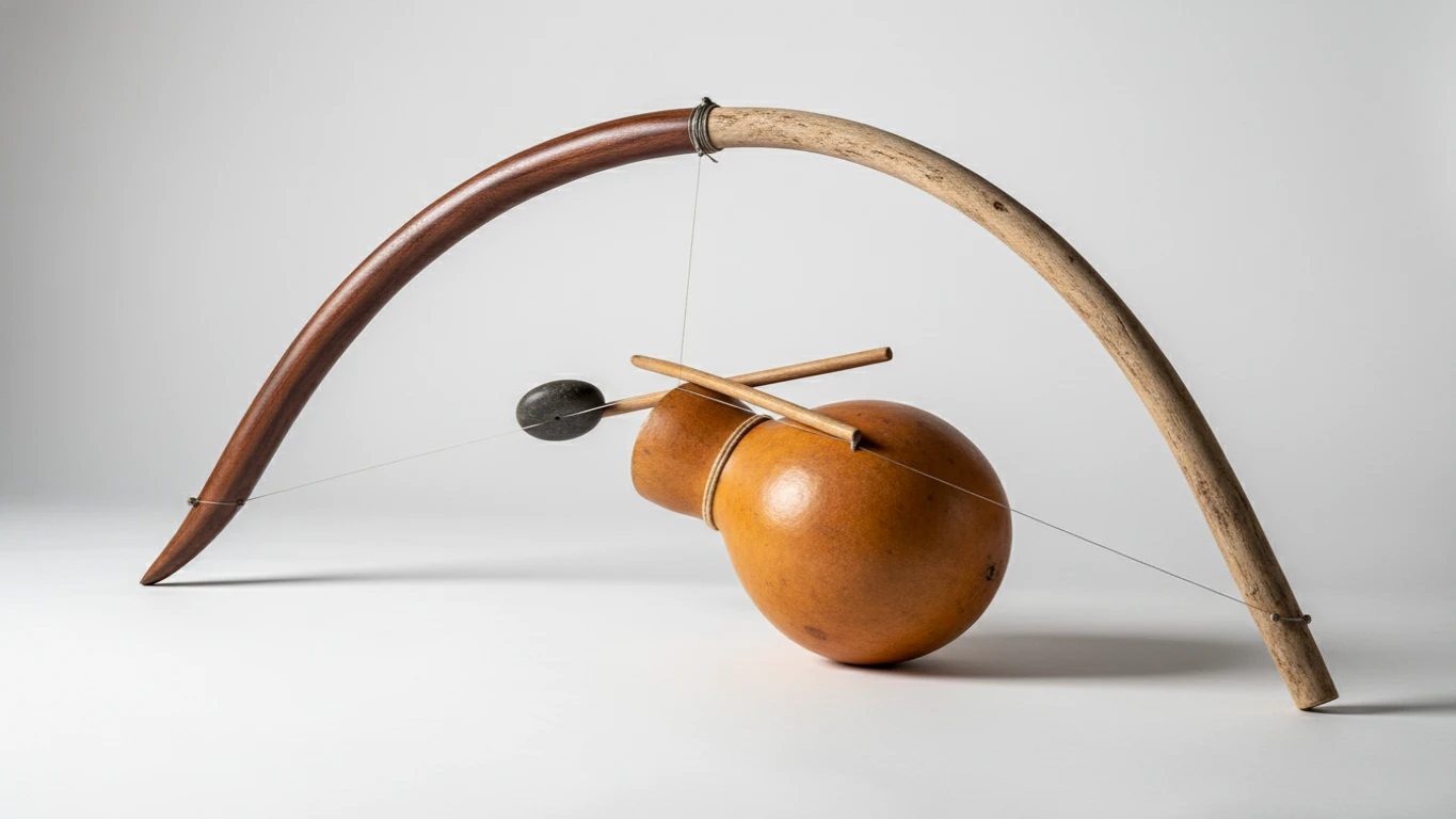 Berimbau de Madeira Nobre e Verga Curada