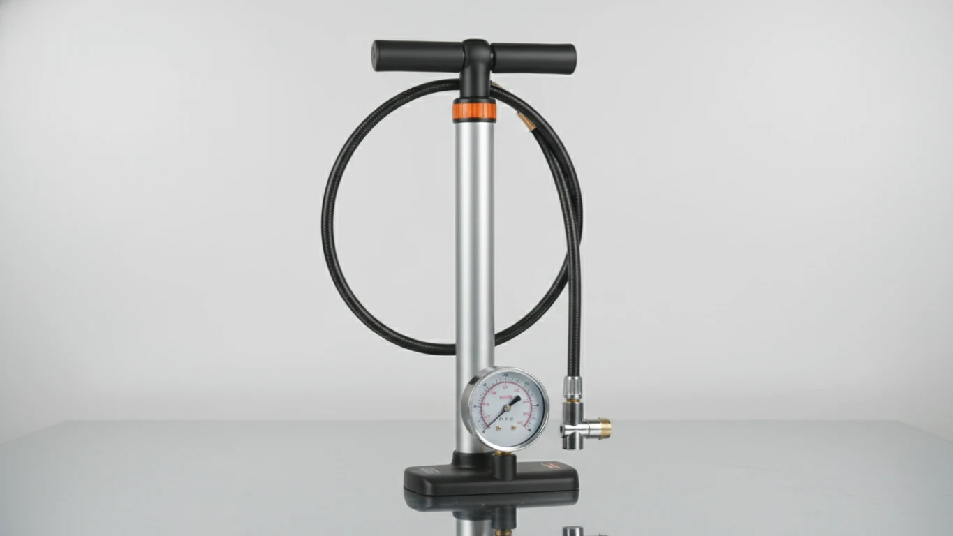 Bomba de Chão com Manômetro de Precisão