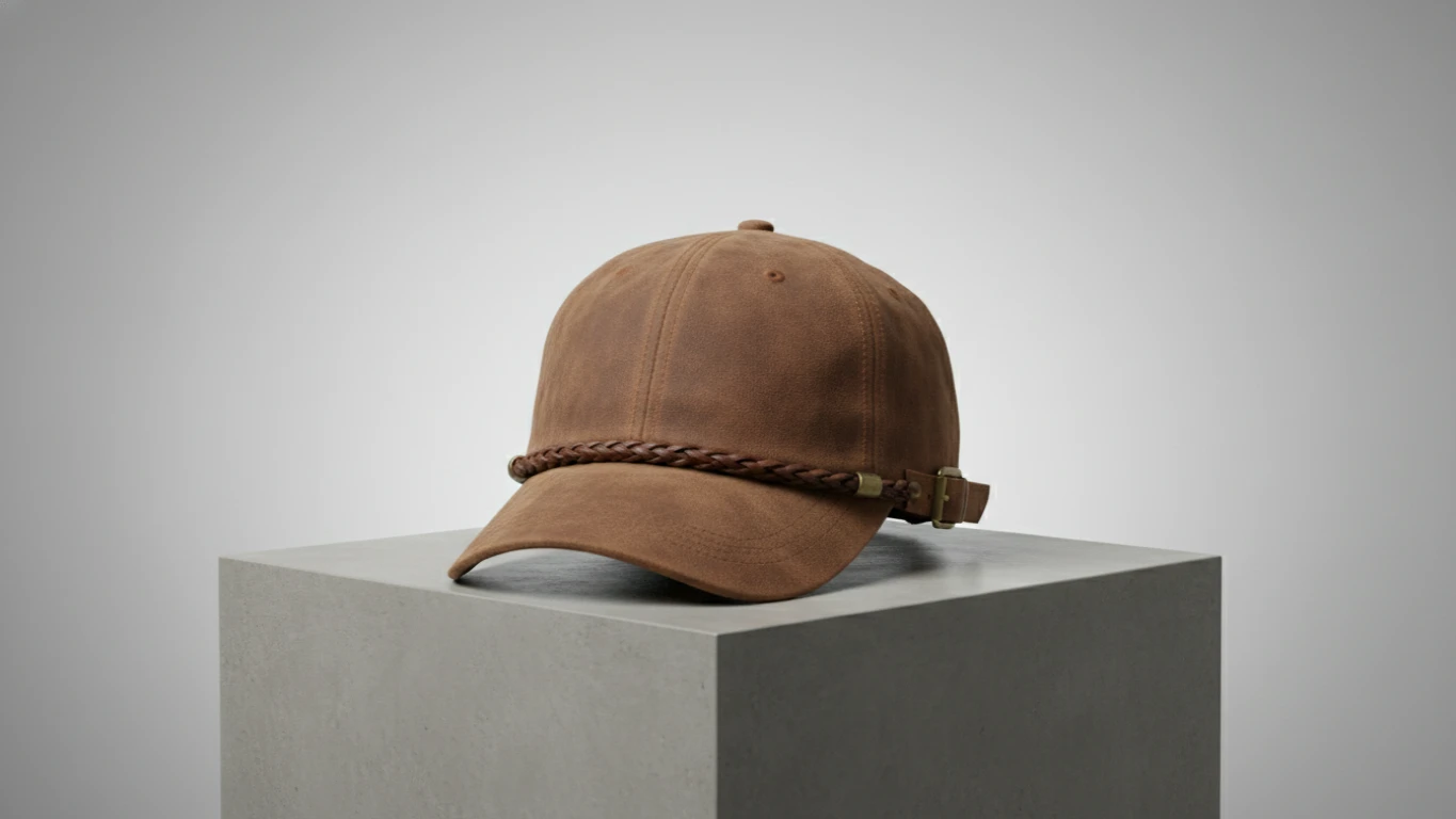 Boné de Camurça Estilo Western