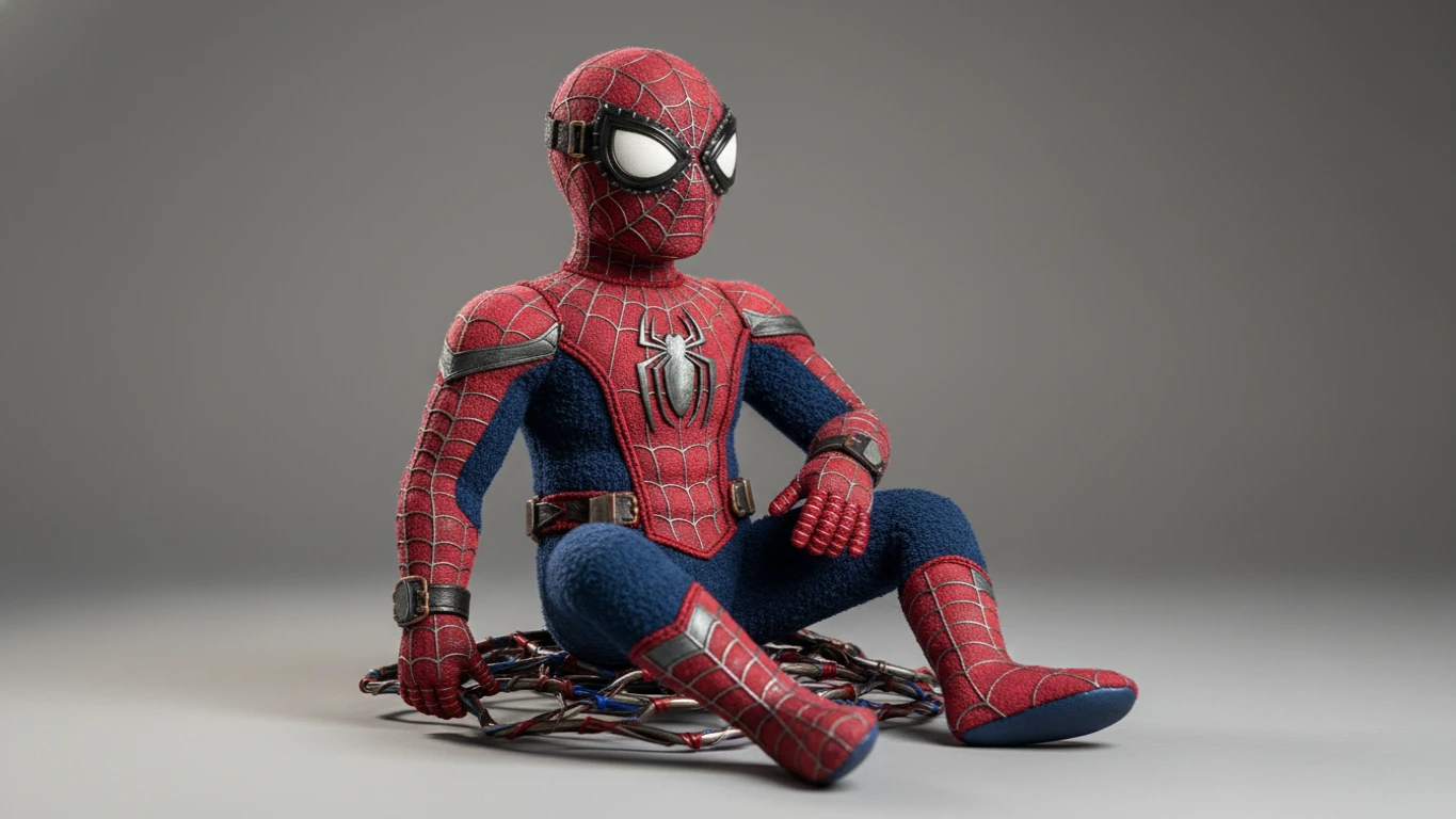 Boneco de Pelúcia do Homem-Aranha