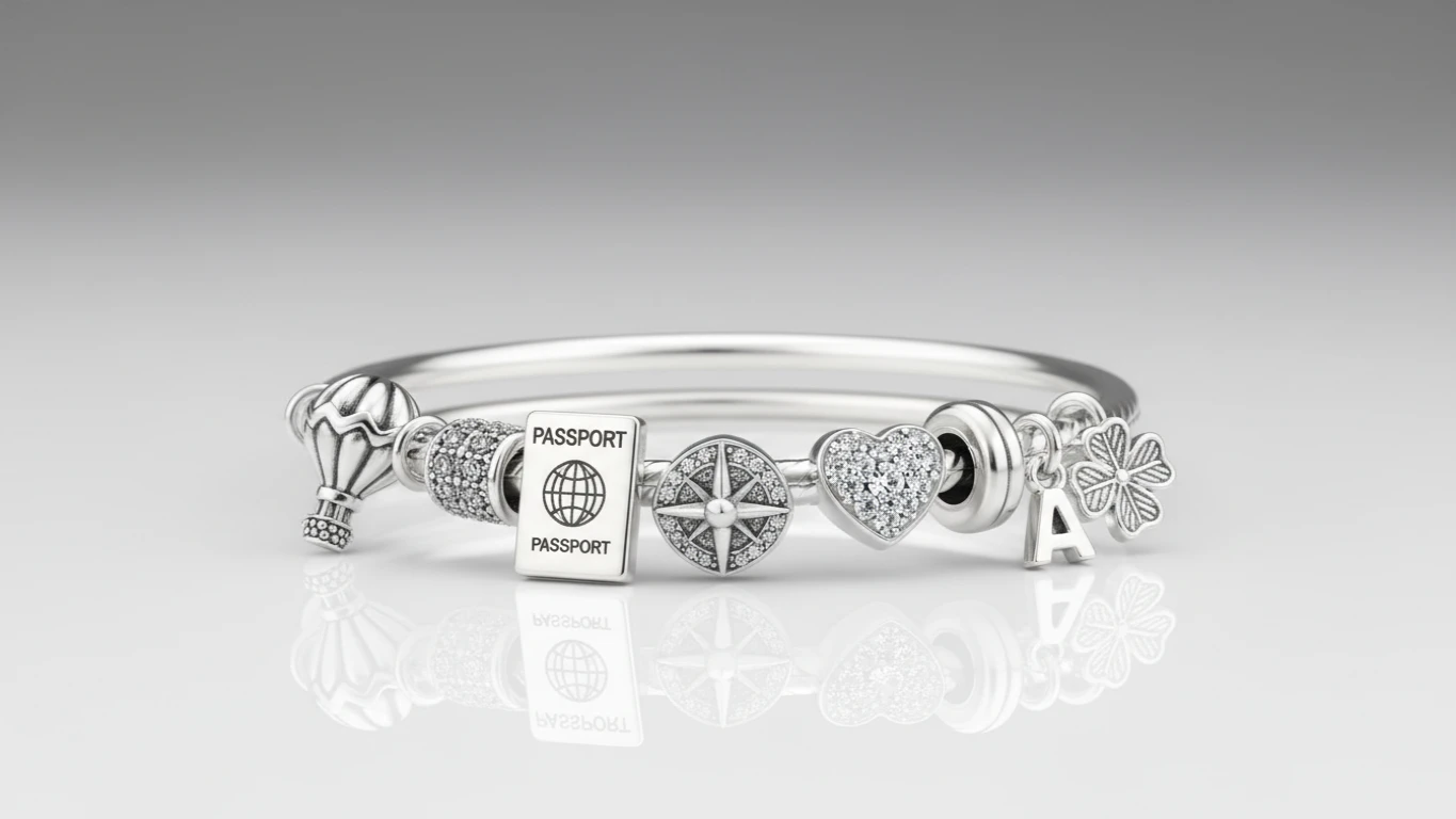 Bracelete de Berloques Personalizável