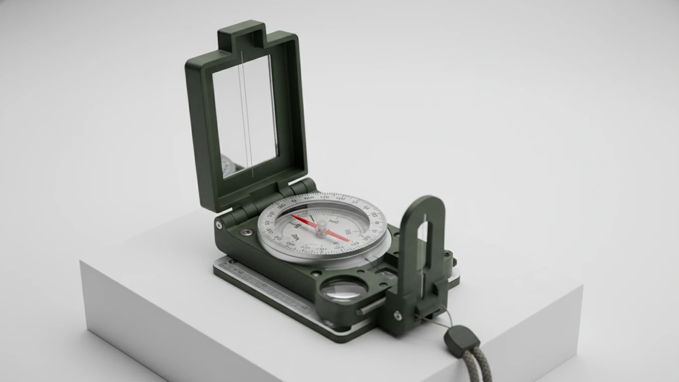 Bússola de Precisão com Espelho de Visada