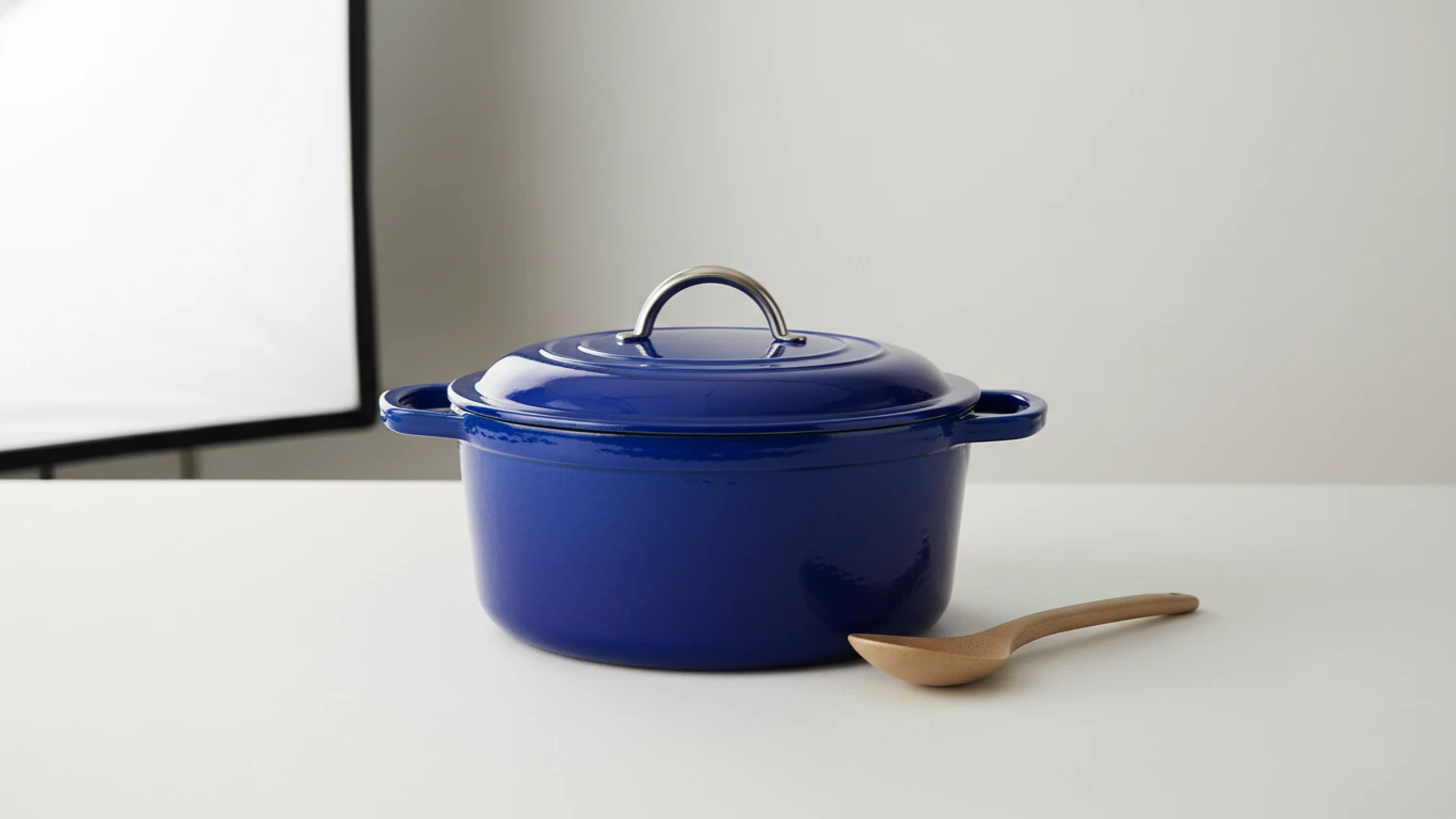 Caçarola de Ferro Fundido Esmaltado Artesanal