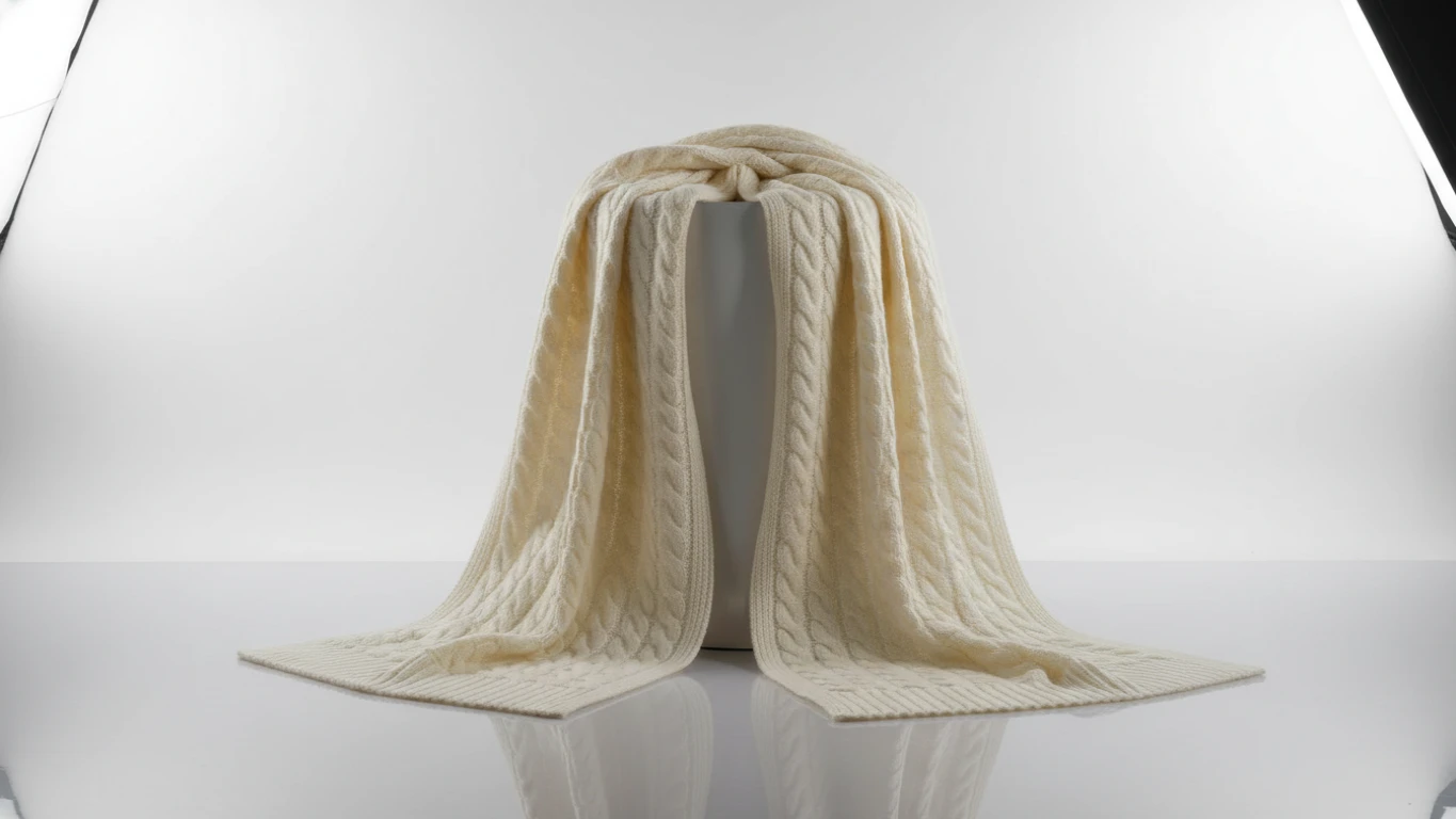 Cachecol de Lã Merino Premium