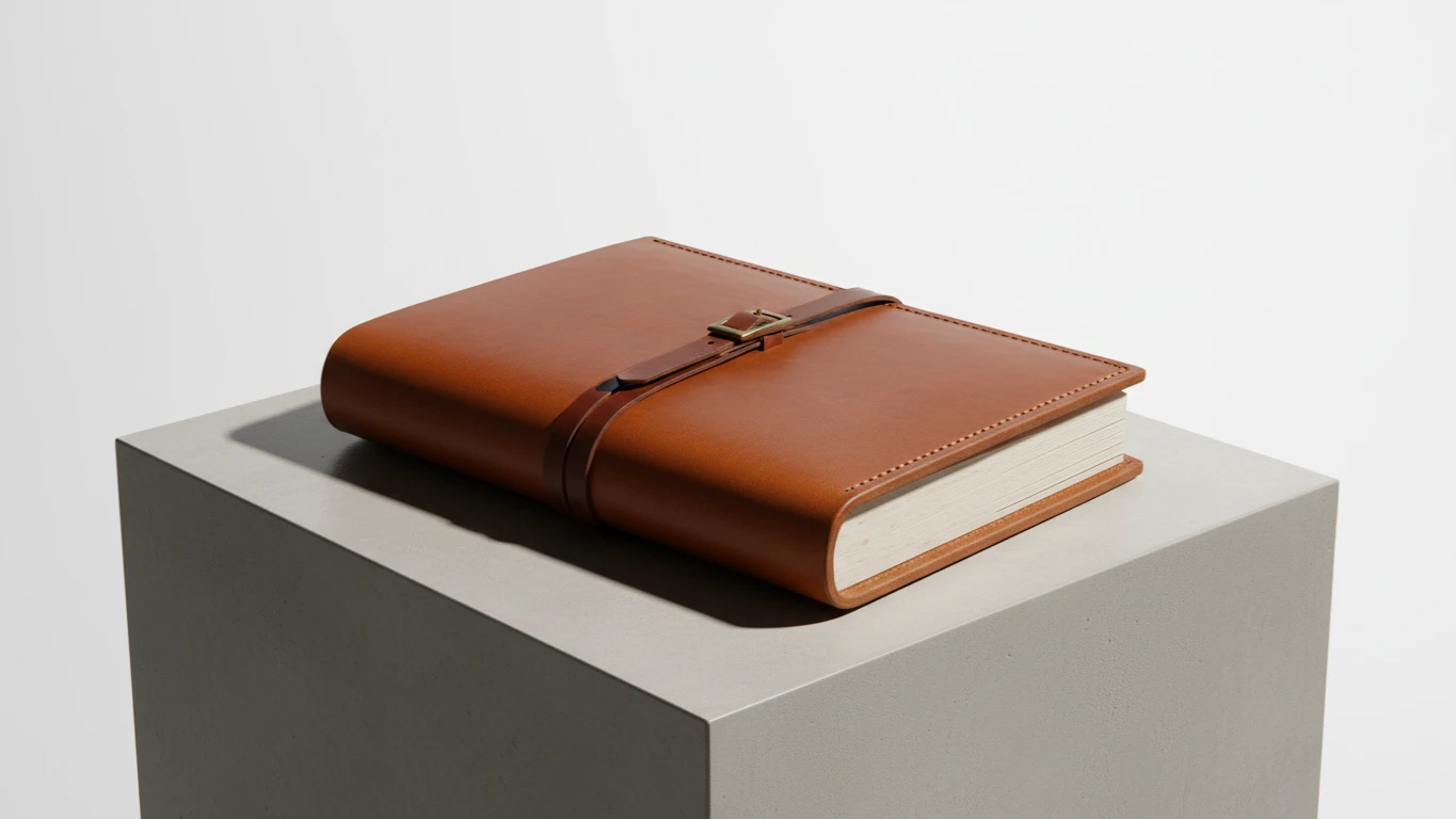 Caderneta de Salto em Couro