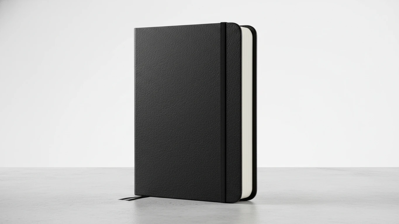 Caderno Estilo Moleskine com Capa Dura