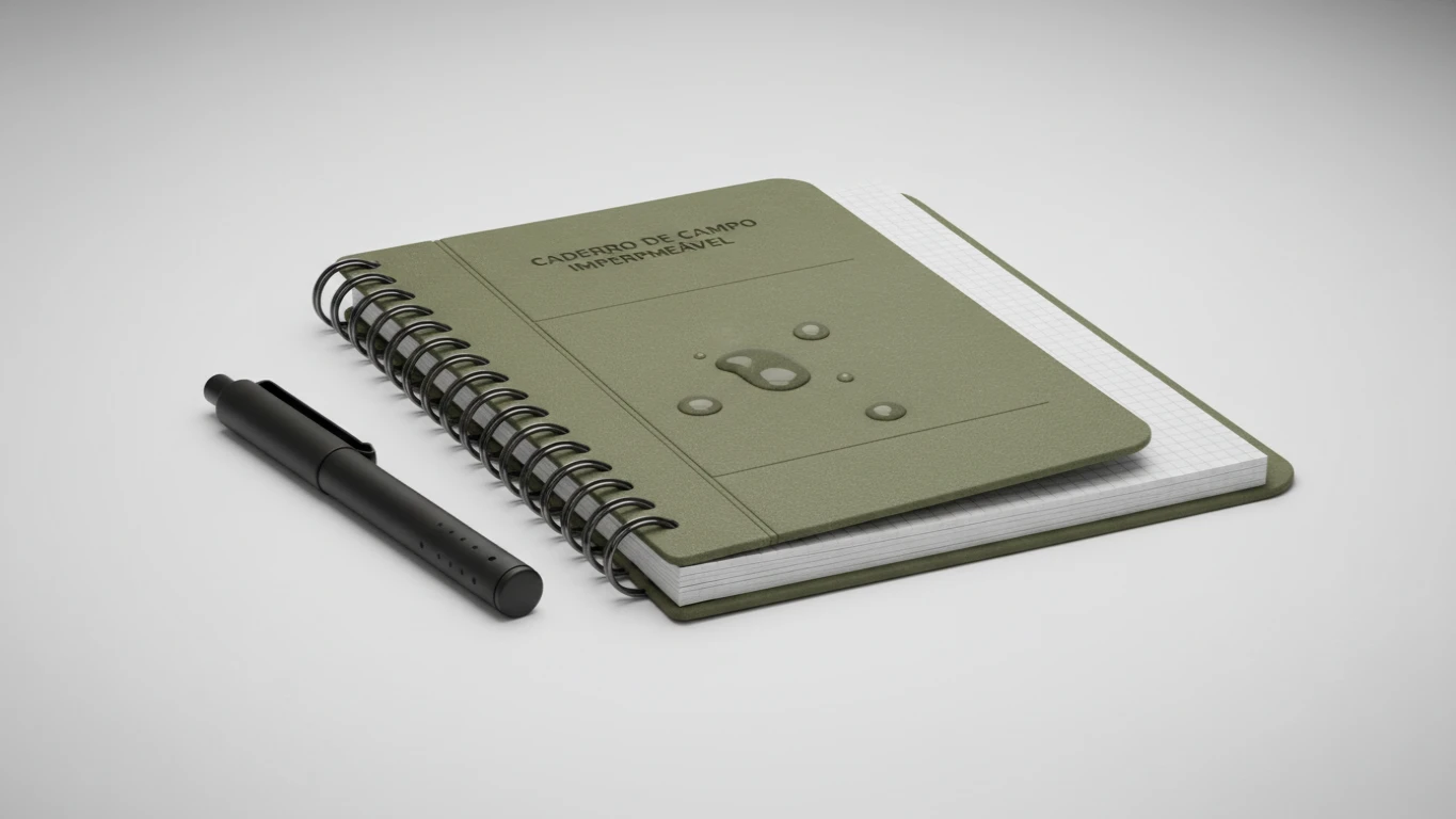 Caderno de Campo Impermeável