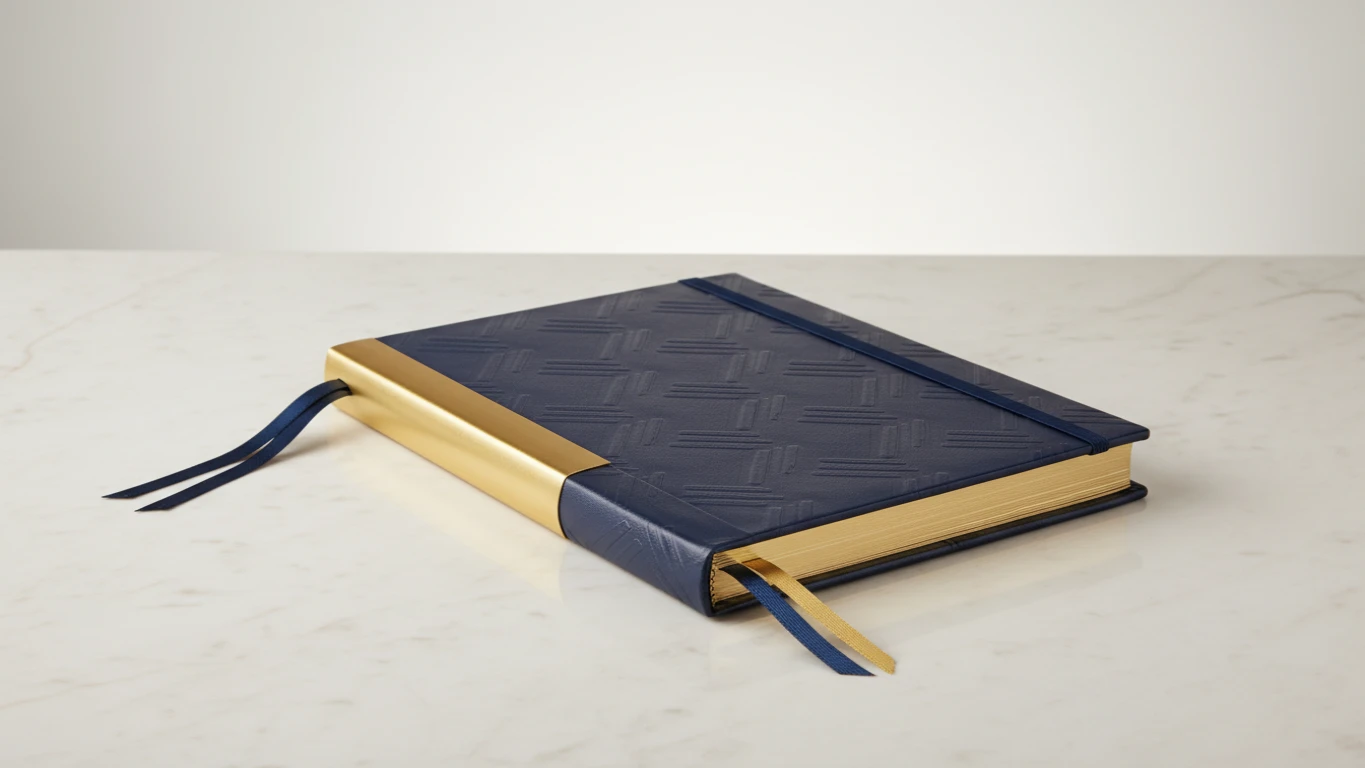 Caderno de Composição Pautado de Luxo