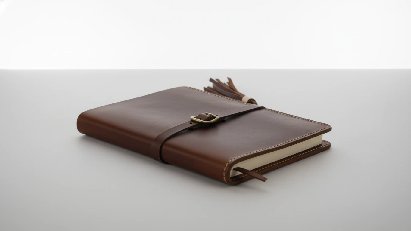 Caderno de Notas Premium em Couro