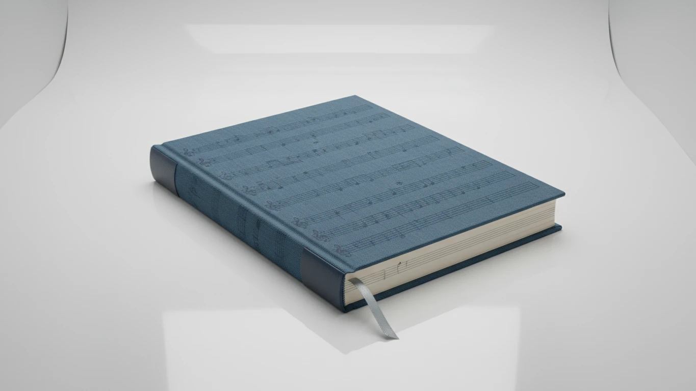 Caderno de Partituras de Capa Dura