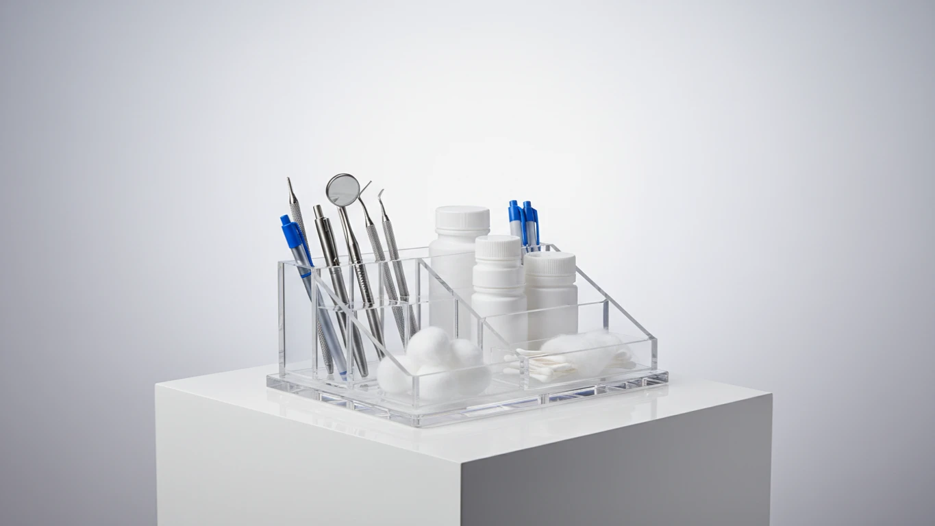 Caixa Organizadora de Acrílico para Consultório