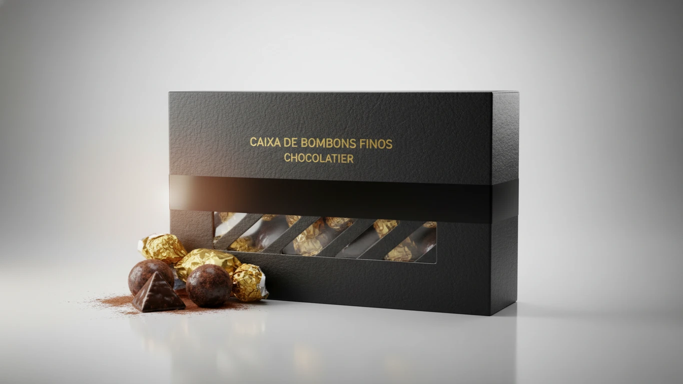 Caixa de Bombons Finos Chocolatier