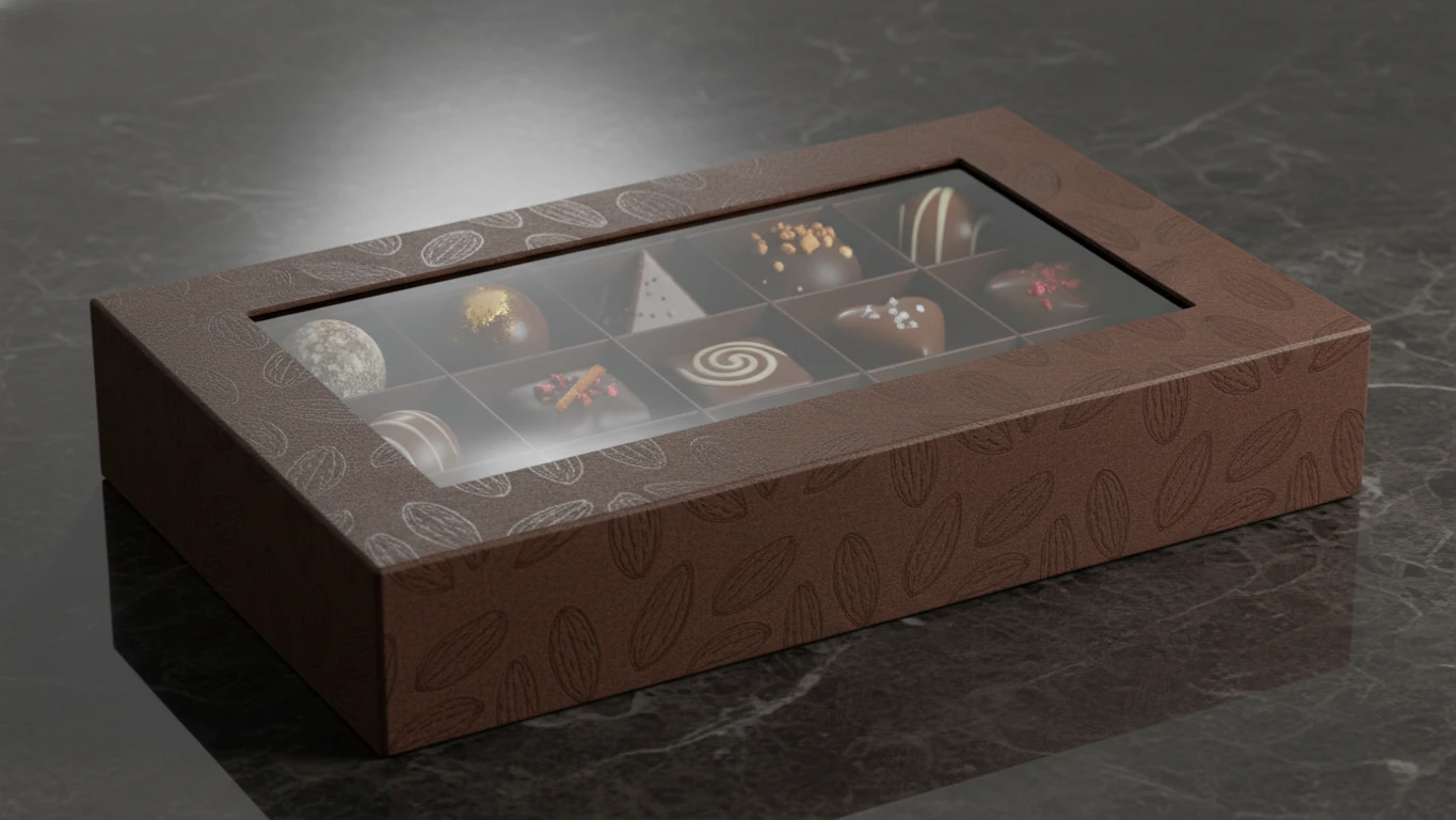 Caixa de Chocolates Artesanais Finos