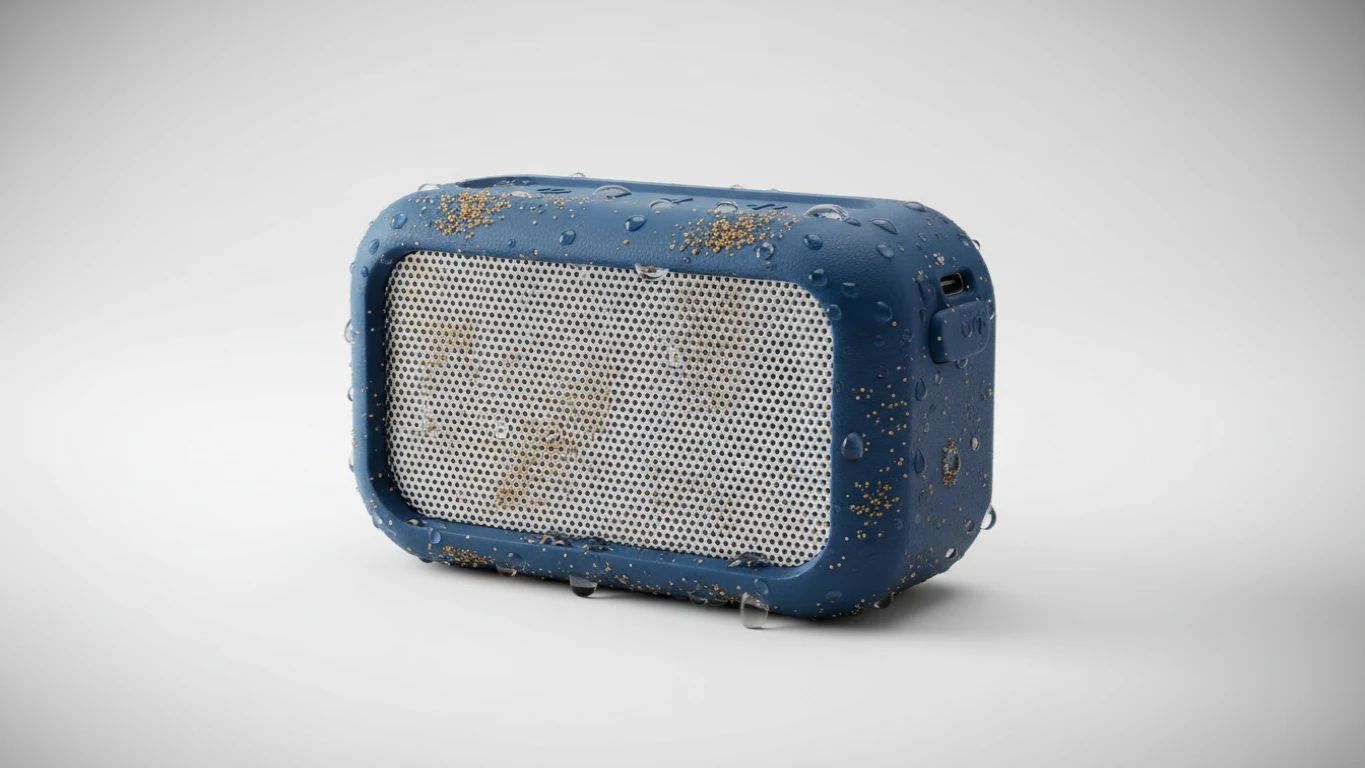 Caixa de Som Bluetooth à Prova de Areia e Água