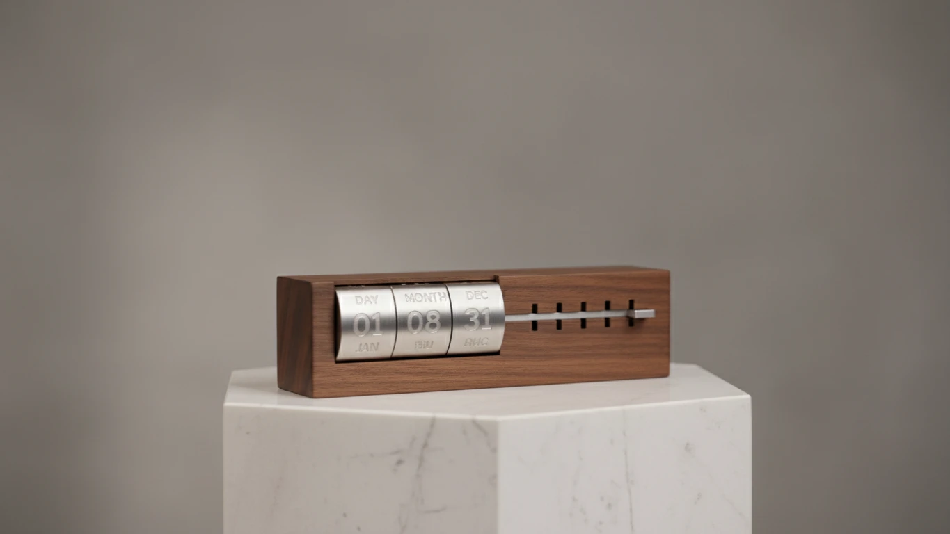 Calendário de Mesa Perpétuo Minimalista