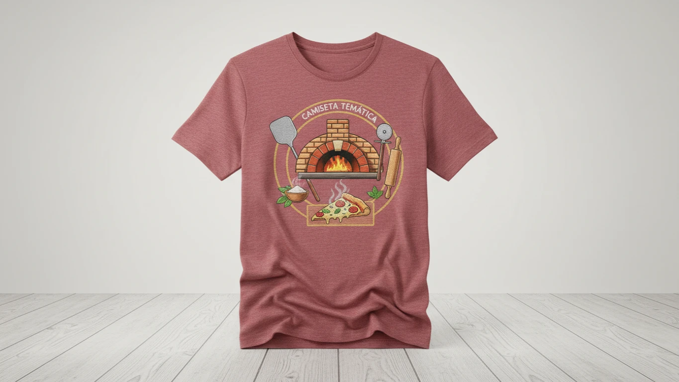 Camiseta Temática Pizzaiolo