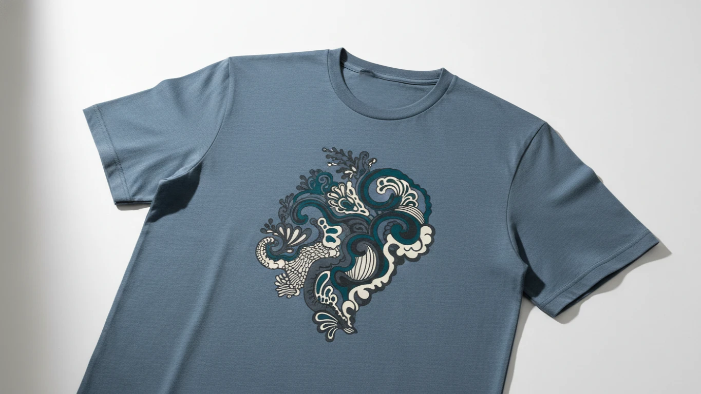 Camiseta de Algodão com Design Exclusivo