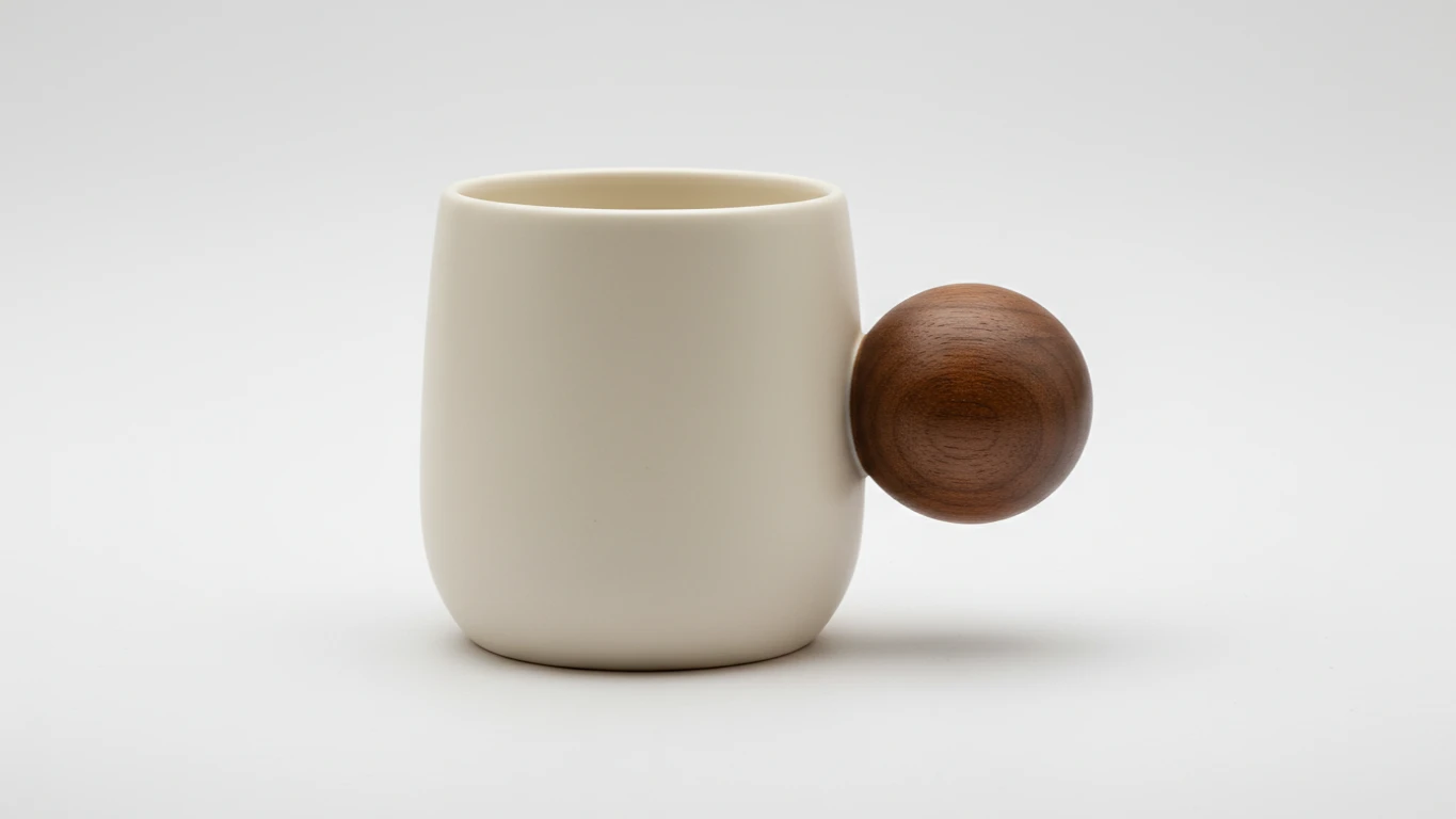 Caneca Criativa com Detalhe de Bola