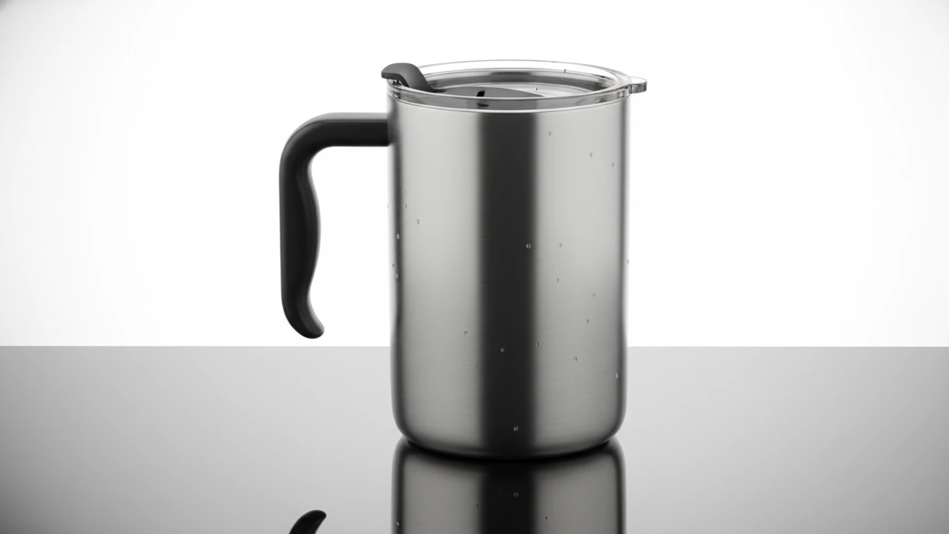 Caneca Térmica em Inox Estilo Profissional