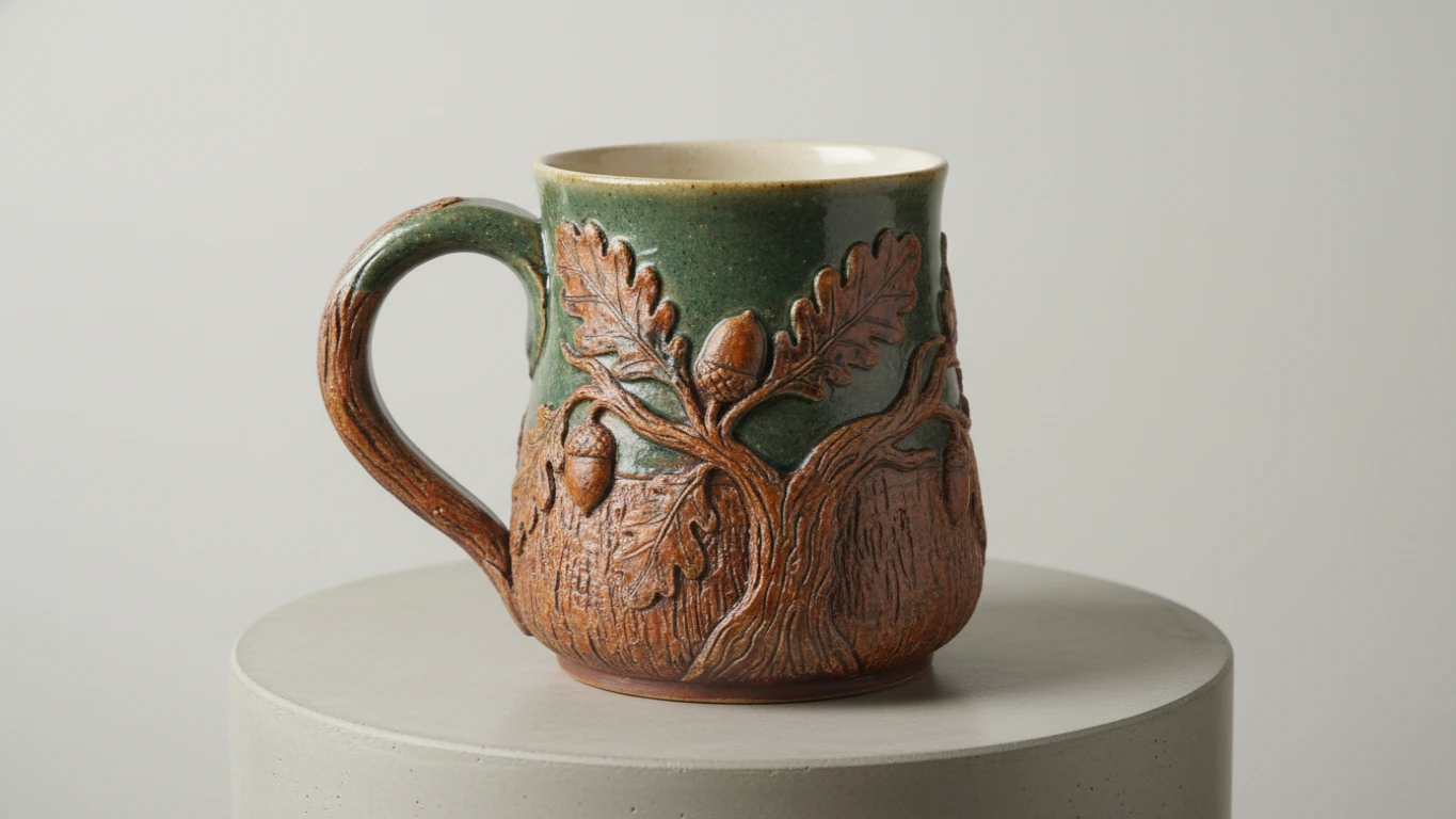 Caneca de Cerâmica Artesanal Temática