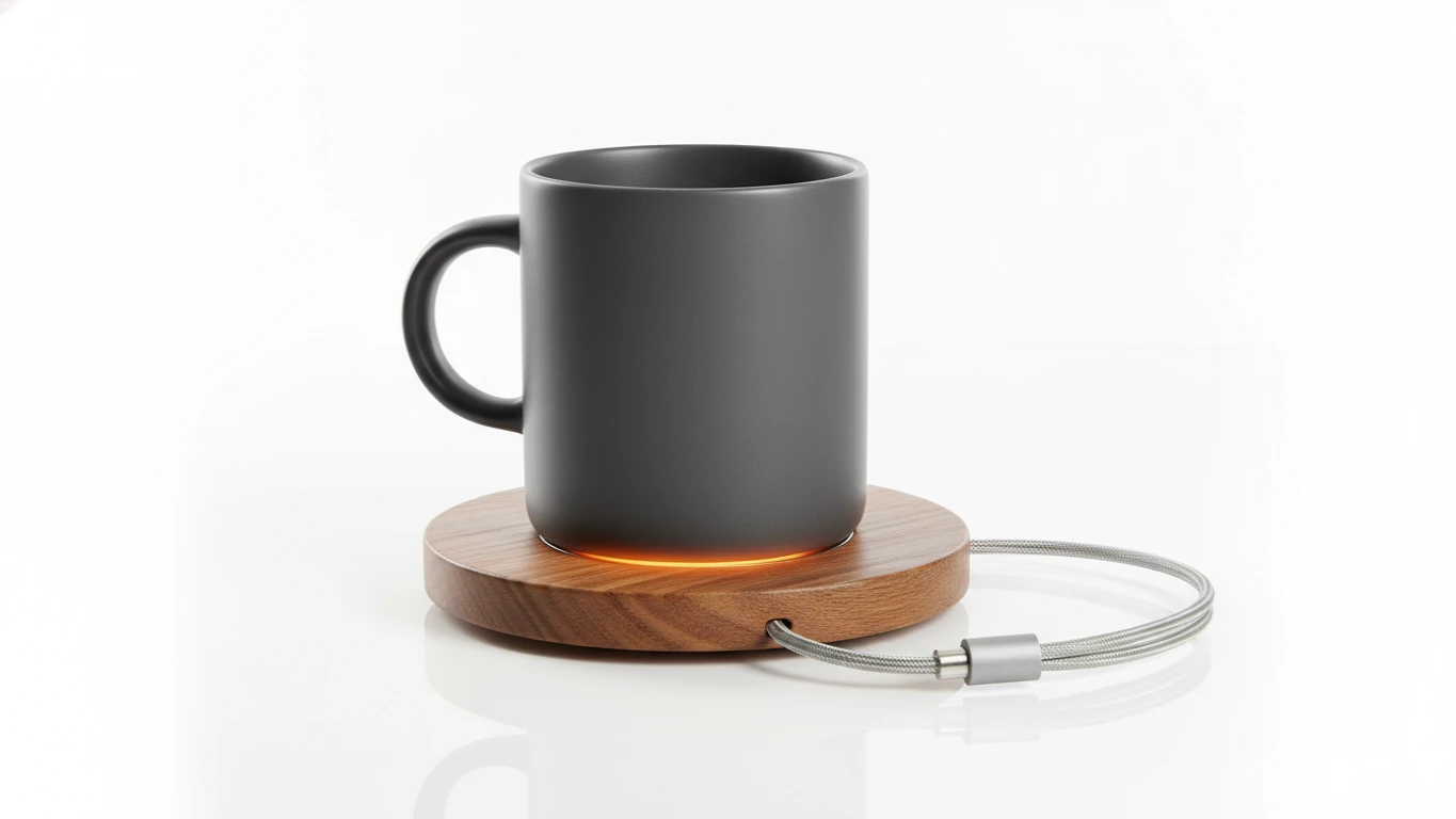 Caneca de Cerâmica com Aquecedor USB