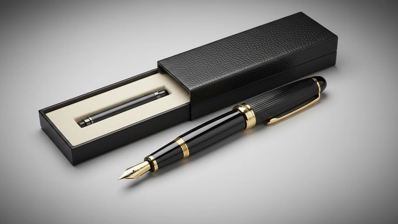 Caneta Tinteiro de Luxo com Estojo