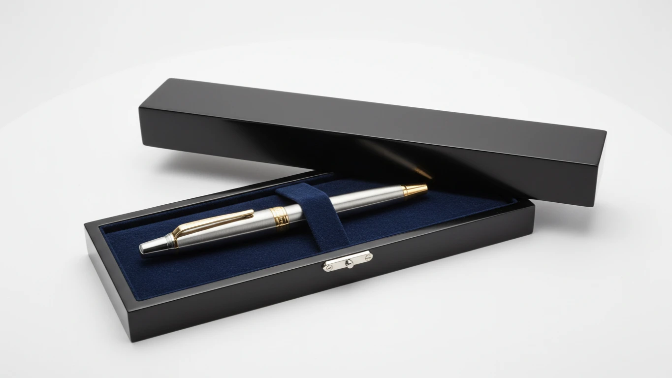 Caneta de Metal com Estojo para Assinaturas