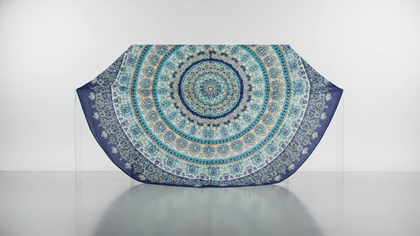 Canga de Praia Gigante com Estampa Mandala