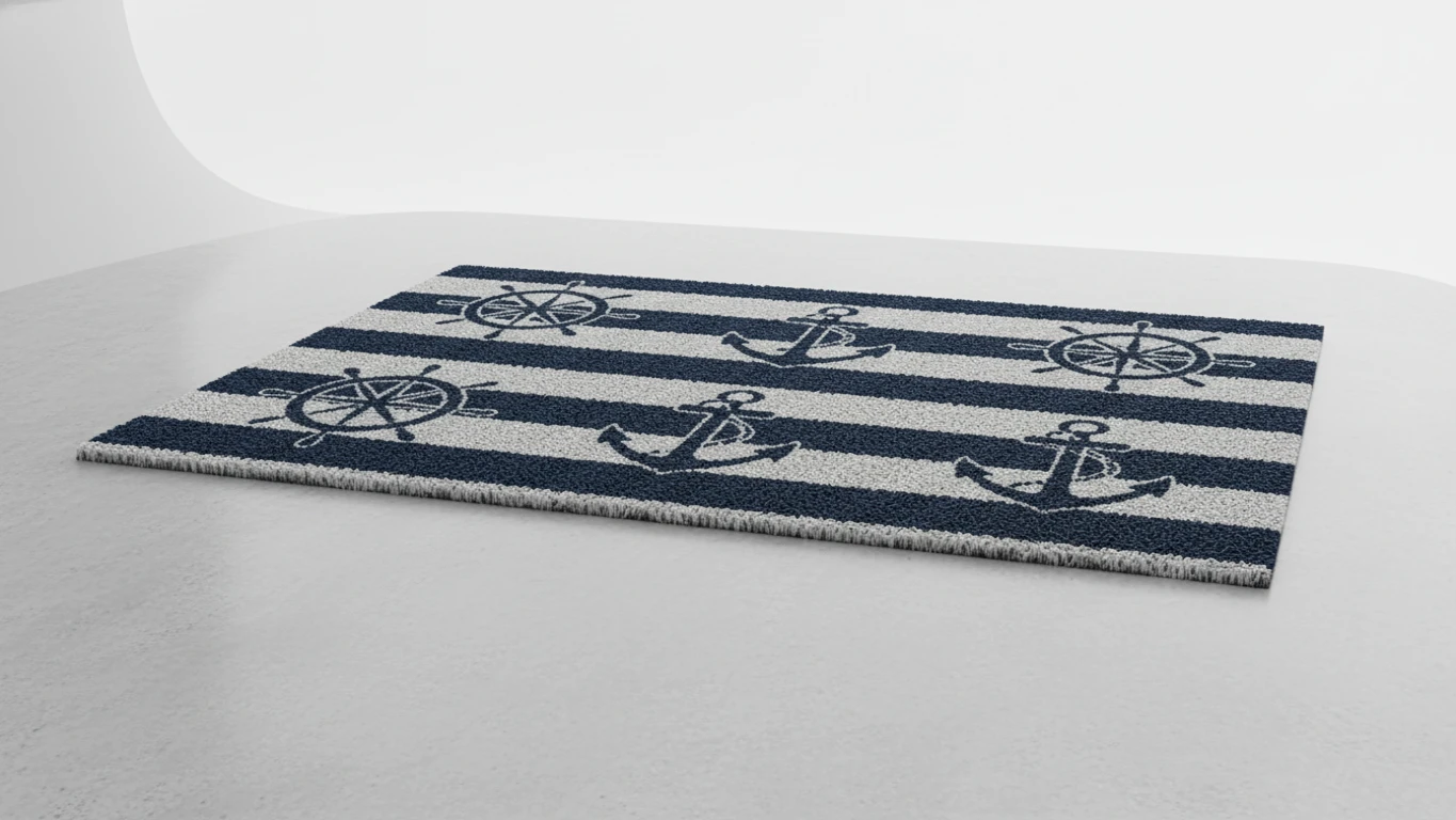 Capacho de Entrada com Tema Náutico