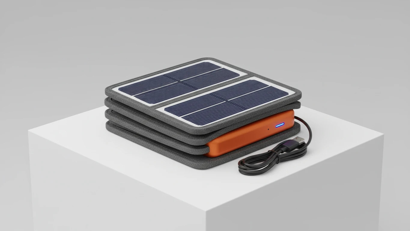 Carregador Solar Dobrável de Alta Eficiência