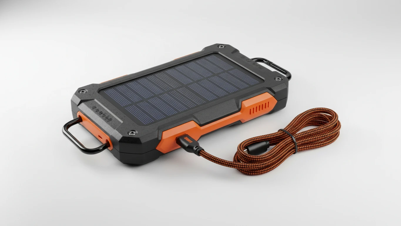 Carregador Solar Portátil Resistente