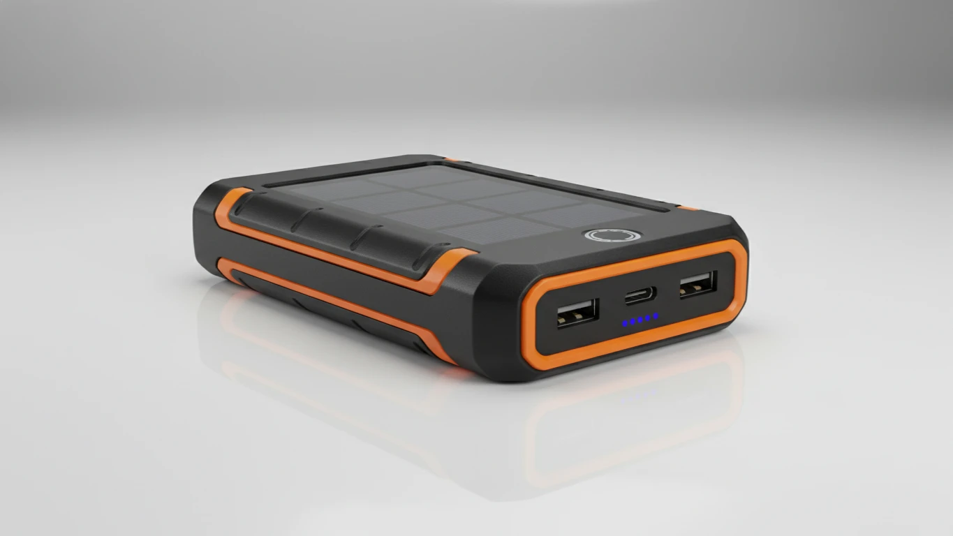 Carregador Solar Power Bank Portátil