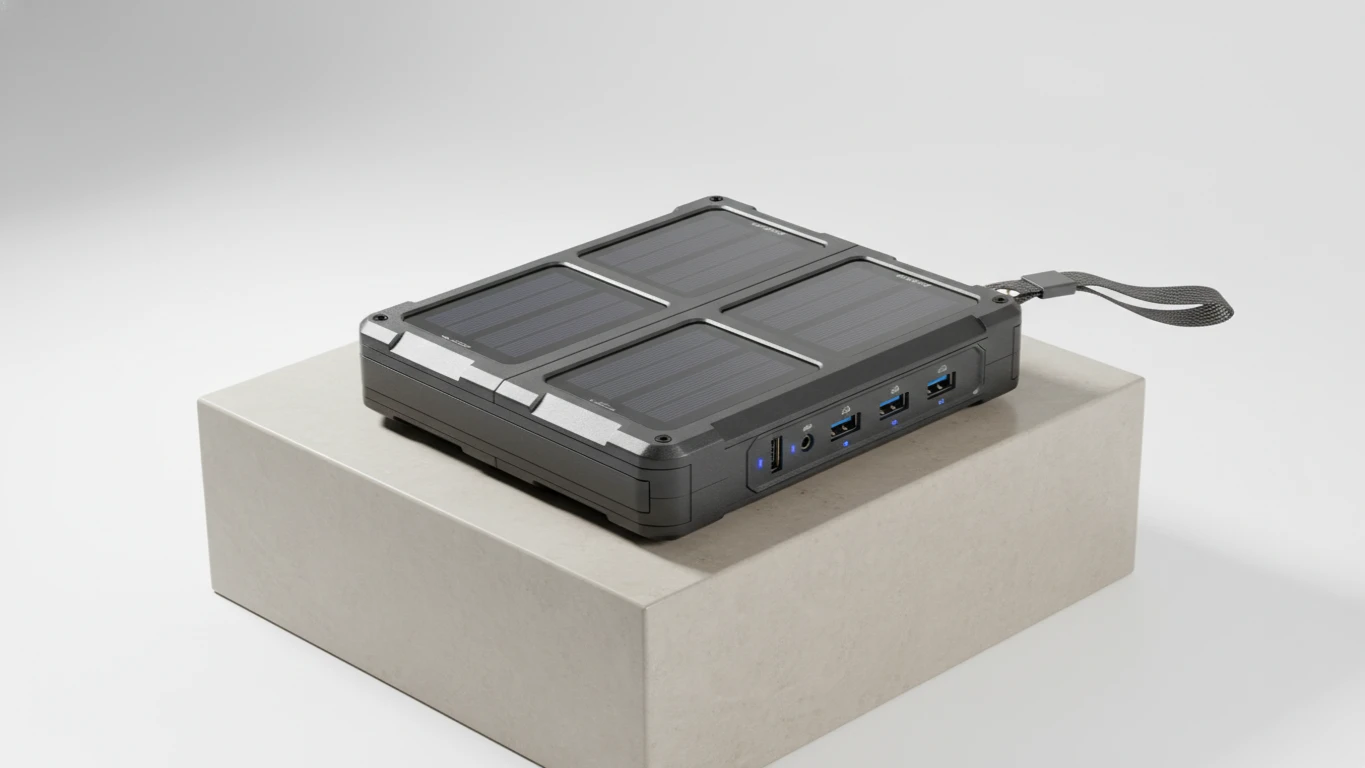 Carregador Solar de Alta Capacidade