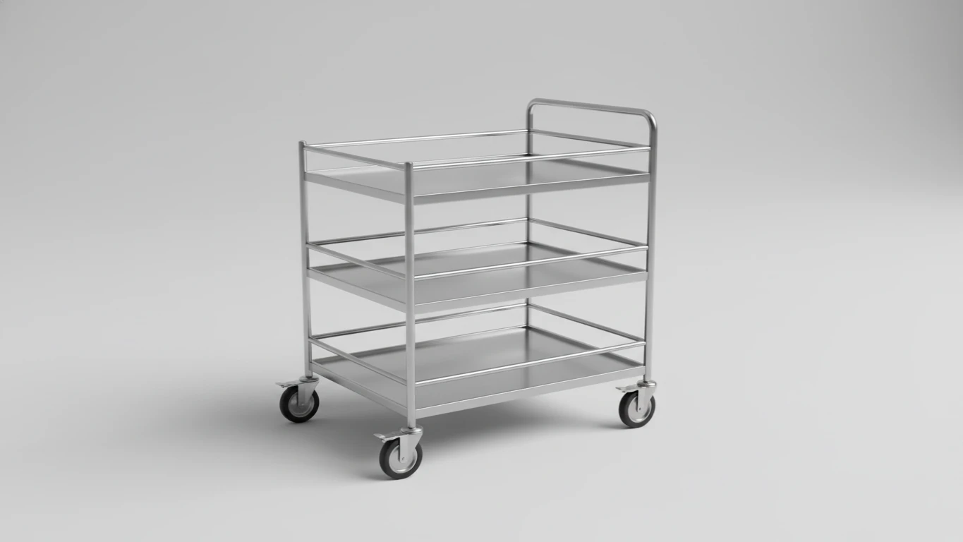 Carrinho Auxiliar de Metal